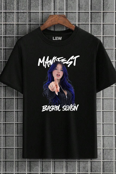 lovver Tricou cu imprimeu premium Manifest Zoktay Special Design, pachet de b...