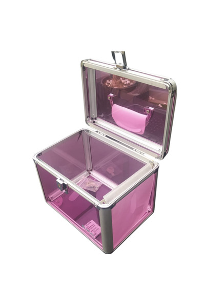 özgürce Pratik ve şık Profesyonel Makyaj Güzellik Çantası, Kilitli, Taşıma Kolay