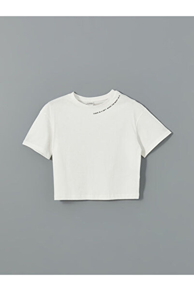 LC Waikiki Tricou pentru fete cu guler Roba Zero, Sparkly Choices, de la Shin...