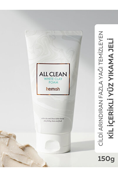 Heimish Arındırıcı Canlandırıcı Kil İçerikli Yüz Yıkama Jeli All Clean White ...