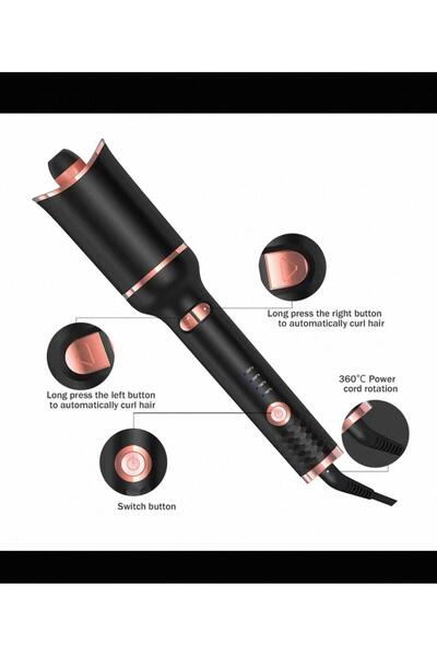 BLACK SWANS Tongs for More Beautiful Wavy Hair