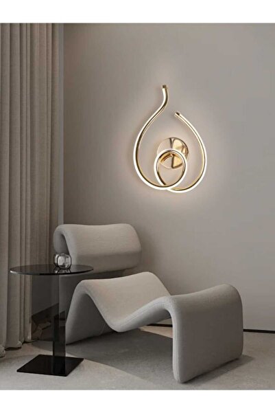 best power Triple-Light Gold LED Wall Light – Model 6142