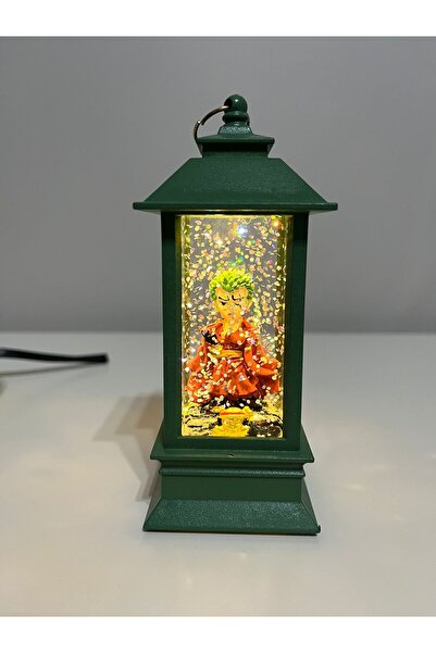 Moni One Piece Zoro Figürlü Aydınlatma – Anime Karakter LED Kar Küresi