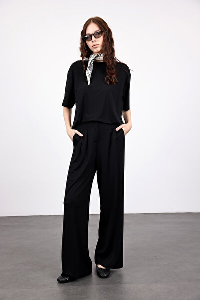 5in1Canpolat Μαύρο ελαστικό ελαστικό σετ μέσης Μοντάλ 37192