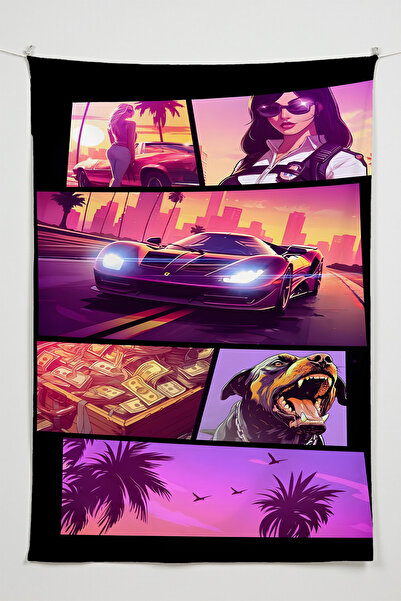 Charmbi GTA 5 Iconic Opening – Ύφασμα υψηλής ποιότητας με θέμα τον χαρακτήρα ...