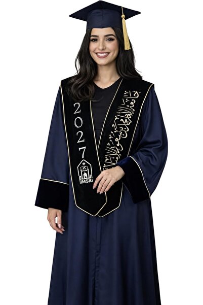 golden pineapple Imam Mohammed bin Saud Islamic University Graduation Scarf G...