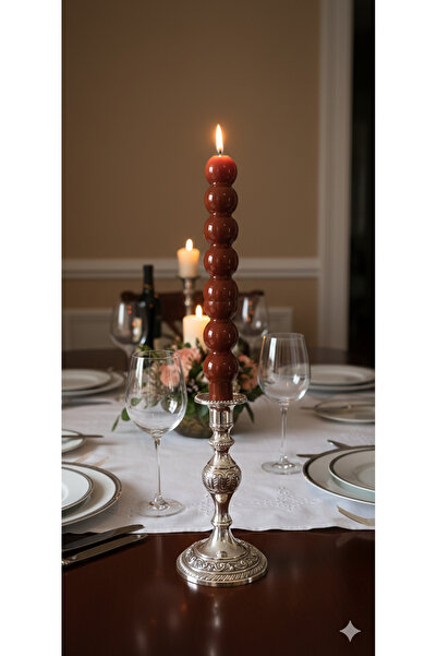 Gizemli Home Amber Top Şamdan Mumu