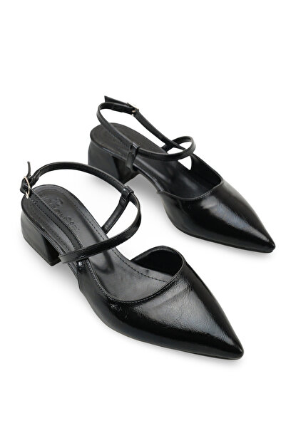 Riccon Pantofi de damă cu vârf ascuțit și spate deschis pantofi cu toc 001212...