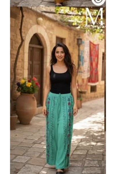 Fibula Bohemian and Authentic Mystical Embroidered Standard Size Cotton Closu...