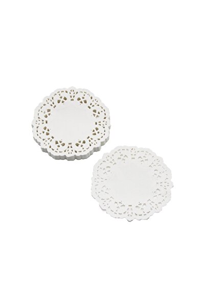 Greathings Ivory Ivo-Ck-110 (20Pcs) (Lace Paper) Coaster*600