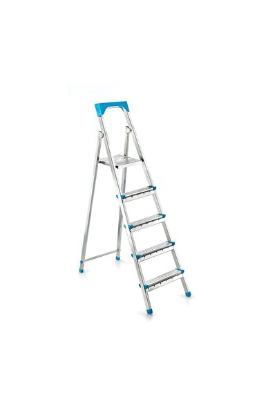 Greathings PERİLLA-LUİZA-11004 (4+1) МЕТАЛНА СТЪПАЛНА СТЪЛБА (В: 105 СМ И НОС...