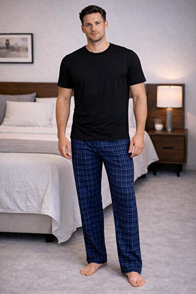 HUBEN ανδρικό πλεκτό σετ πιτζάμες