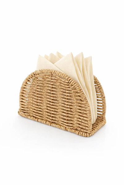 Tuppee Οβάλ θήκη χαρτοπετσετών από ρατάν 14x5,5x10 εκ. – Διακοσμητική βάση χα...