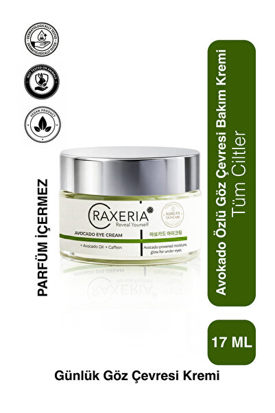 raxeria Avocado Eye Cream Aydınlatıcı & Dolgunlaştırıcı Etki