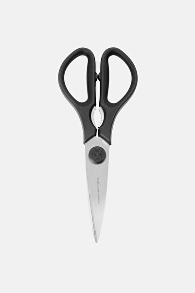 Masterchef Stainless Steel Kitchen Scissor, Black