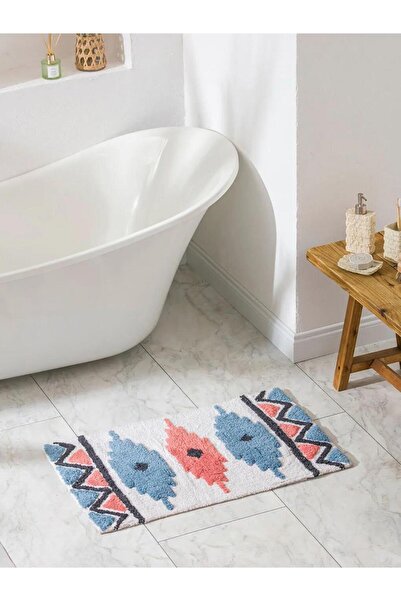 LC Waikiki Mixed Patterned Plush Bath Mat 50X80 cm (S6)