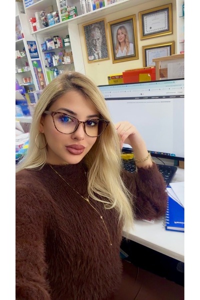 BETTY Küçük boy cat eye gözlük mavi ışık korumalı