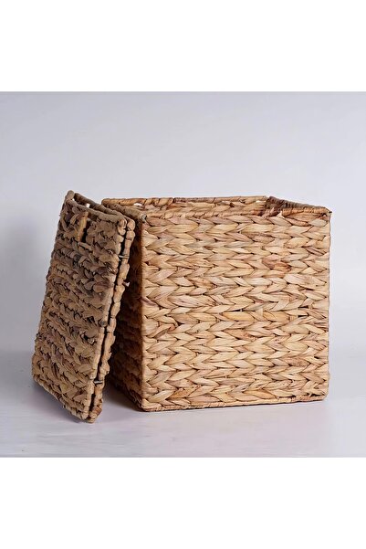 ETERNAL SUNSHINE Su Sümbülü hasır bambu rattan Katlanır Sepet Organizer & Çok...