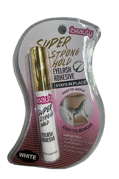 ibeauty لاصق رموش فائق القوة 5 غرام (أبيض)