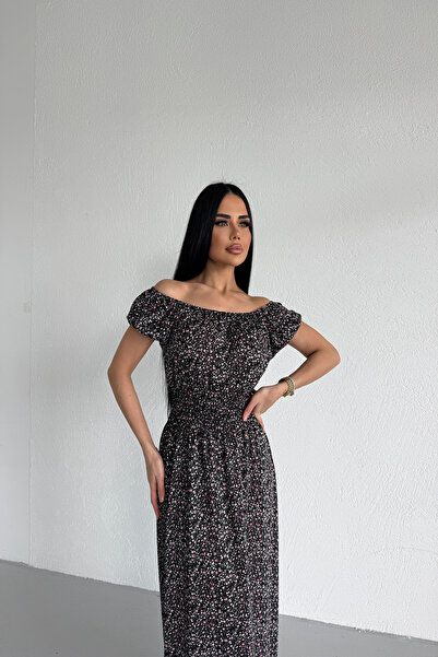 LİLA İSTANBUL Rochie de vară MADONNA cu guler și detalii la talie (MĂRIME STA...