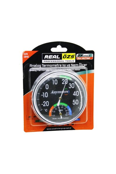 Greathings REALÖZS OZS-1940 TERMOMETRU ANALOGIC (TEMPERATURĂ ȘI UMIDITATE) ME...