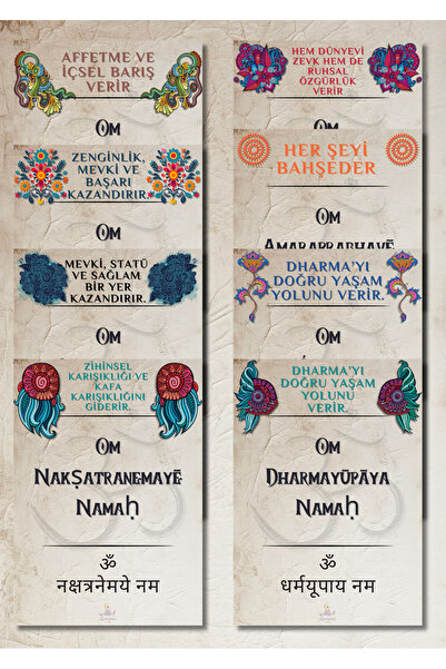 Yoga Hareketleri Mantra Serisi 50 Kartlık 1. Seri