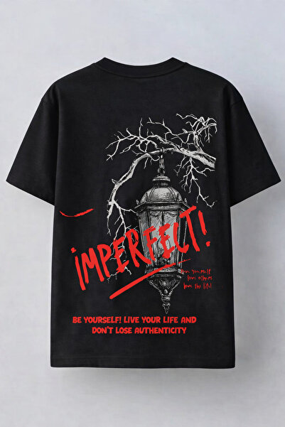 MARKATEM Tricou supradimensionat imprimat, stil stradal