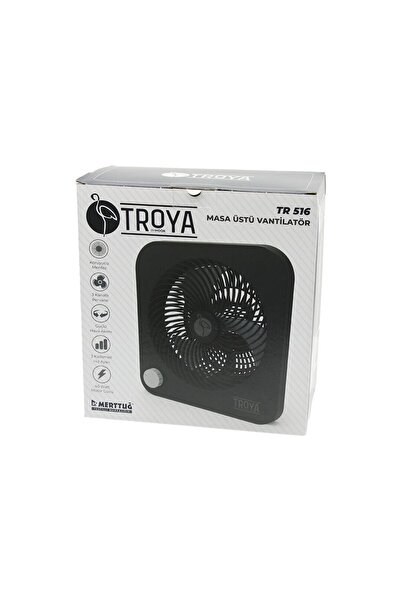 Greathings TROYA BY HOOK TR-516 MASA ÜSTÜ VANTİLATÖR (FAN=22CM) (3 KADEME HIZ...