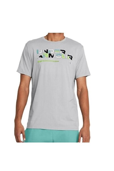 Under Armour Tricou Colorblock Wordmark Ss 1382829-011 Marimea: M