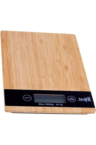Greathings TECHFİT TF-1007 ЦИФРОВІ БАМБУКОВІ КУХОННІ ВАГИ (5 КГ)*24