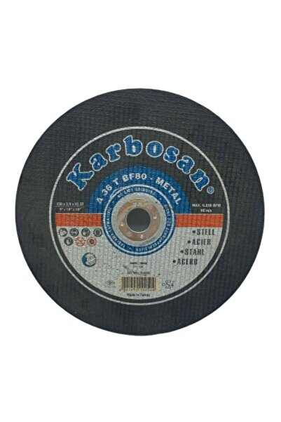 Greathings KARBOSAN 10050 NK METAL KESİCİ DİSK ( SPRAL TAŞI ) 230MMX3.0X22