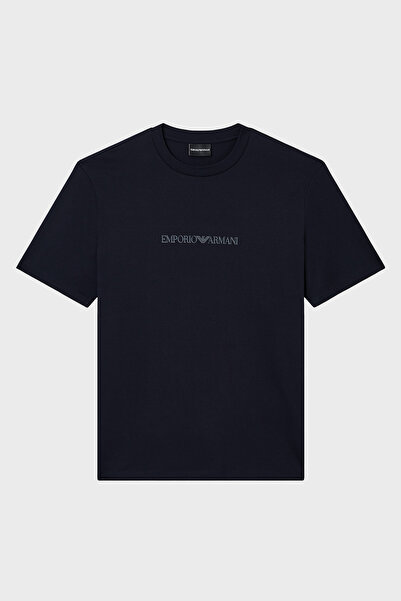 Emporio Armani Logo 100% Cotton Regular Fit Crew Neck T-Shirt Men's t Shirt E...