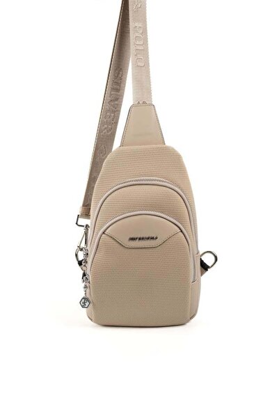 Silver Polo Silver & Polo SP959 Body pentru femei geantă si Petek Bej-A.Taba