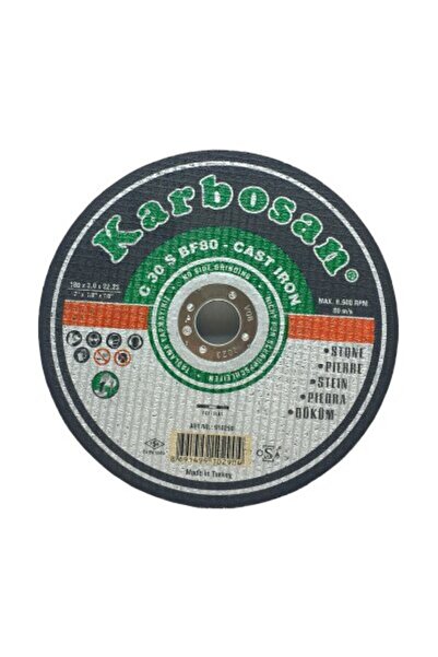 Greathings قرص تقطيع الرخام كاربوسان 910290 SC مقاس 180 مم × 3.0 × 22*150