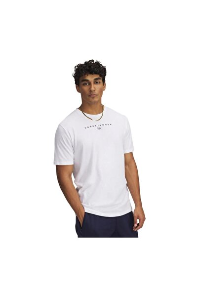Under Armour Men's T-Shirt Stacked Logo SS 6000211-100 Size: M