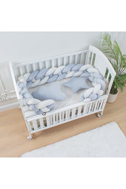 My Baby Four-braid crib for baby bed, size 3, sky blue