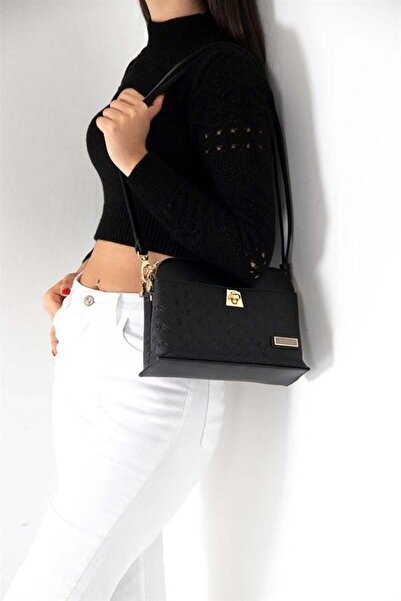 Silver Polo Silver & Polo Sp623 Women's Crossbody Bag with Logo Black-Black