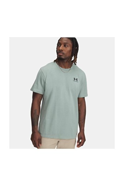 Under Armour Men's T-Shirt Logo Emb Heavyweight 1373997-348 Size: S