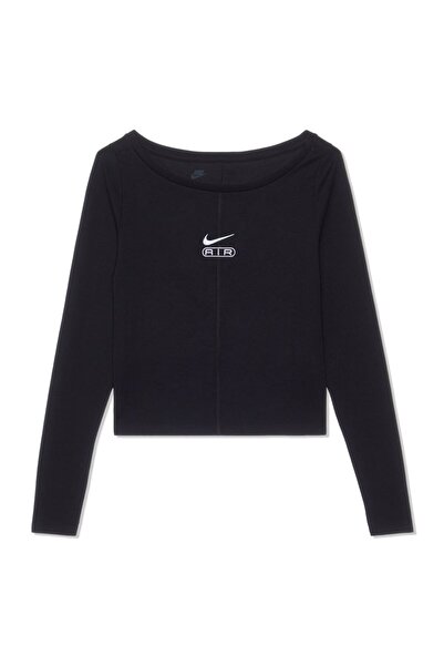 Nike Women's Blouse Air Long Sleeve Top FN1911-010 Size: XS