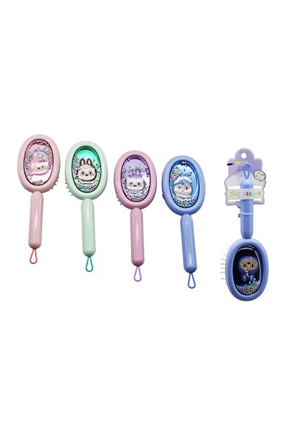 Greathings IBICO İ15-052 (OVALNA) DEČJA ČETKA ZA KOSU=(PLS) & ČEŠLJ (PROZIRNA...