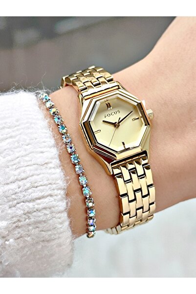 Focus Women's Wristwatch Waterproof Steel 2 Years Warranty Invoice Included B...