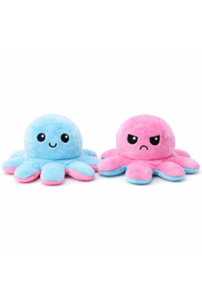Intrio Peluş Ahtapot Oyuncak 20 cm | Renkli Yumuşak Peluş