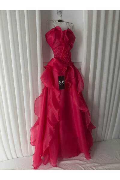 Ora pink evening dress