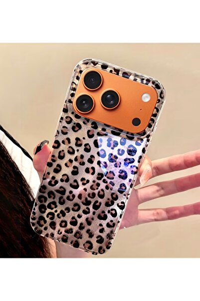EDELFU Compatible with iPhone 17 Pro Max - Aurora Leopard Cover Glossy Sides ...