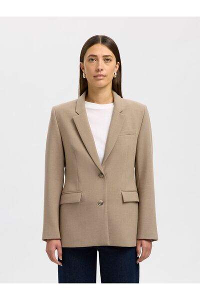 SELECTED Blazer Klassischer Viskosemix