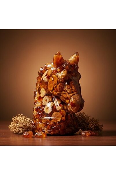 Generic Handmade Amber Horse Figurine | Natural Amber Collectible | Unique Ca...