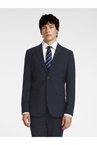 SELECTED Blazer Slim Fit Wollgemisch