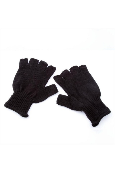 ZERO LAND Nrzsnt Cut-End Gloves (20501) - Black