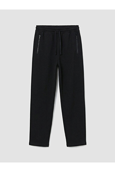 LC Waikiki LCW Kids Μαύρο Αγόρι Φούτερ με ελαστική μέση