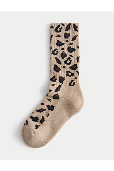 Marks & Spencer Pamuk Karışımlı Desenli Çorap